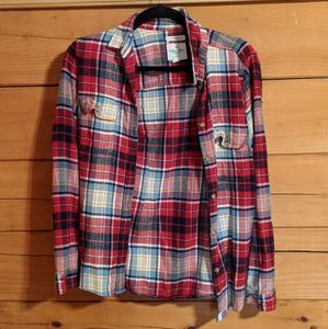 American Eagle Plaid Flannel Shirt